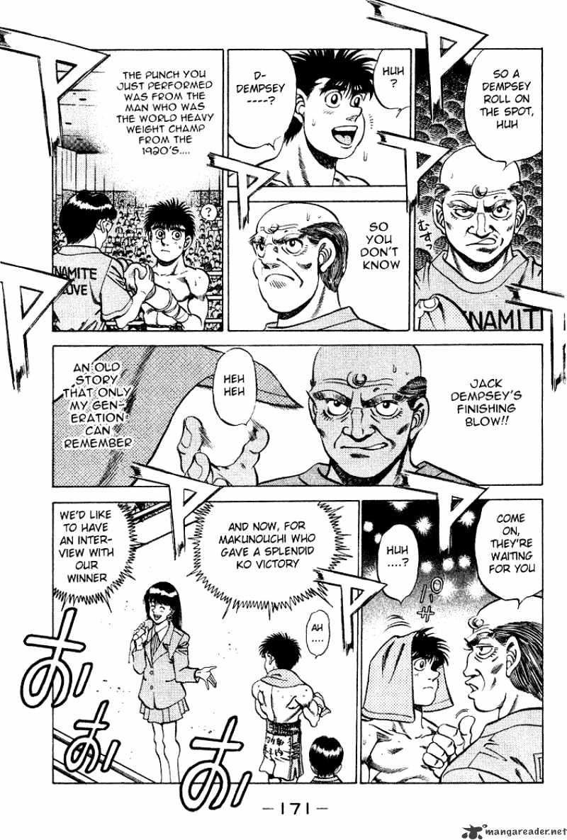 Hajime no Ippo: Fighting Spirit, Chapter 214 image 08